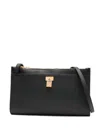 Tom Ford Rectangular Shape Gold-tone Hardware Padlock Mini Bag In Black