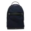 Tom Ford Leather-trimmed Nylon Backpack In Blue