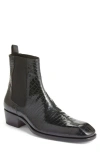 TOM FORD TOM FORD BAILEY CROC EMBOSSED CHELSEA BOOT