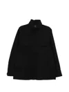 Tom Ford Band-collar Jacket In Black