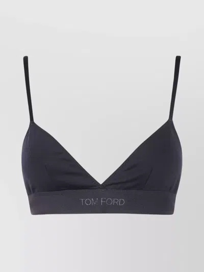 Tom Ford Band Triangle Cups Lingerie In Gray