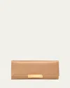Tom Ford Clutch Bag In Moire Fabric In Nude