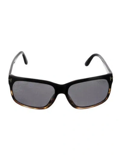 Pre-owned Tom Ford Barbara Square Sunglasses In Brown