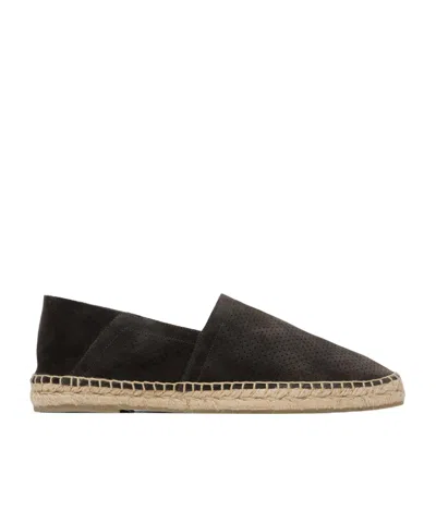 Tom Ford Barnes Straw Sandals In Green