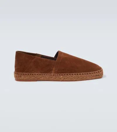 TOM FORD BARNES SUEDE ESPADRILLES