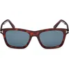 Tom Ford Barron 54mm Square Sunglasses