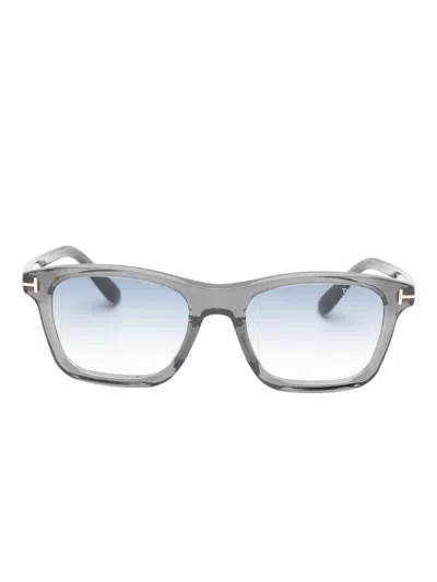 Tom Ford Barron Geometric Sunglasses In Gray