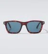 Tom Ford Eckige Sonnenbrille Barron In Rot