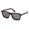 Tom Ford Barron Polarized Smoke Square Men's Sunglasses Ft1179 01d 54