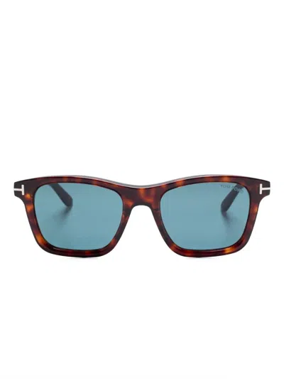 Tom Ford Barron Sunglasses In Brown