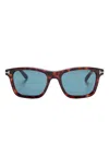 Tom Ford Barron Sunglasses In Brown