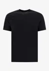 Tom Ford Black Stretch Cotton Crew Neck T-shirt