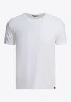 Tom Ford Basic Crewneck T-shirt In White