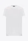 Tom Ford Logo-tag Jersey Underwear T-shirt Clothing In White