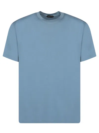 Tom Ford Basic Light Blue T-shirt