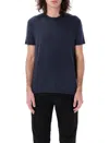 Tom Ford Navy Crewneck T-shirt In Ink