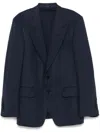 Tom Ford Basket Weave Shelton Wool Jacket Clothing In Blue