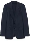 Tom Ford Basket Weave Shelton Wool Jacket Clothing In Blue