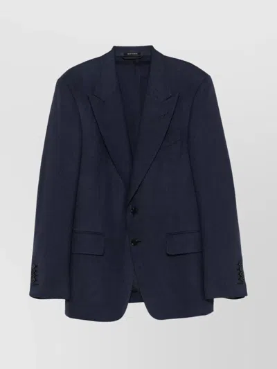TOM FORD BASKET WEAVE WOOL JACKET