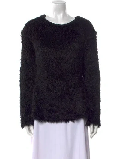 Pre-owned Tom Ford Bateau Neckline Long Sleeve Sweatshirt In Black