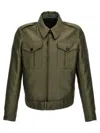 TOM FORD BATTLE CASUAL JACKETS, PARKA GREEN