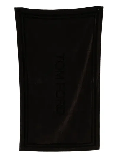 Tom Ford Klassisches Strandtuch In Black