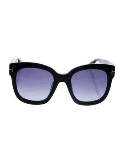 Pre-owned Tom Ford Beatrix-02 Square Sunglasses In Black