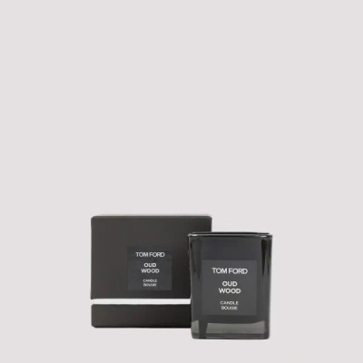 Tom Ford Beauty Oud Wood Candle Unica In Black