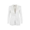 Tom Ford Beige Cotton Blazer In White
