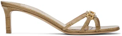 Tom Ford Beige Whitney Mules In 1j014 Safari Beige