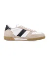 Tom Ford Beige Lace Up Sneakers In Beige