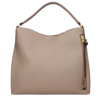 Tom Ford Beige Leather Handbag
