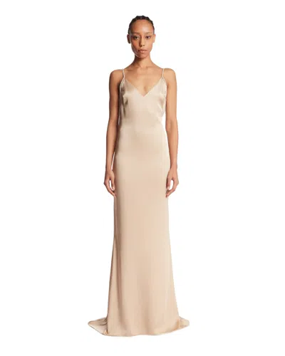 Tom Ford Beige Long Dress In Multi