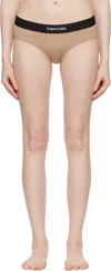 Tom Ford Beige Modal Signature Briefs