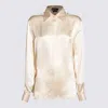 Tom Ford Beige Silk Shirt In Light Peach