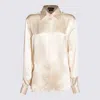 Tom Ford Beige Silk Shirt In Light Peach