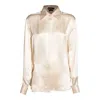 Tom Ford Beige Silk Shirt In Light Peach