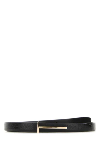 Tom Ford Black Leather Belt
