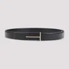 Tom Ford Smooth Finish Leather Belt Accessory In Black