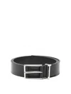 Tom Ford Logo-loop Leather Belt In Black
