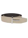 Tom Ford T Grainy Belt In Brown