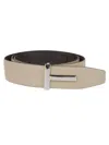 Tom Ford T Grainy Belt In Brown