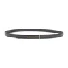 Tom Ford Black Leather Belt In Gray