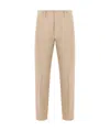 Tom Ford Belt-loop Casual Pants In Nude