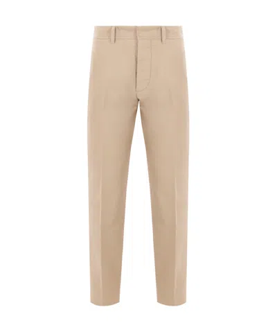 Tom Ford Belt-loop Casual Pants In Nude
