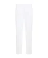 Tom Ford Belt-loop Casual Pants In White