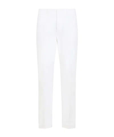 Tom Ford Belt-loop Casual Pants In White