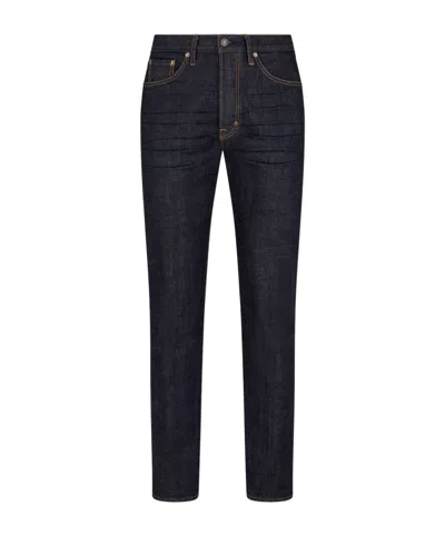 Tom Ford Belt-loop Jeans In Black