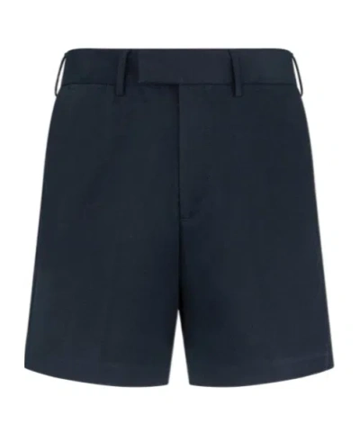 Tom Ford Belt Loop Shorts In Blue