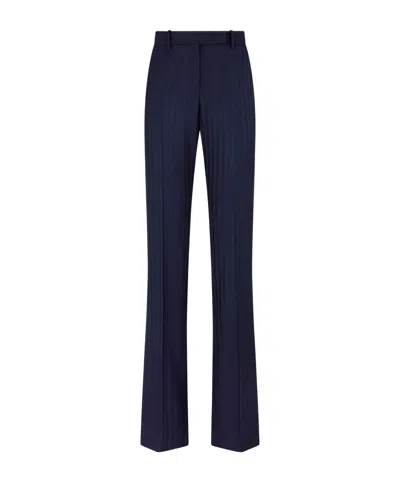 Tom Ford Belt Loop Track Pants In Blue